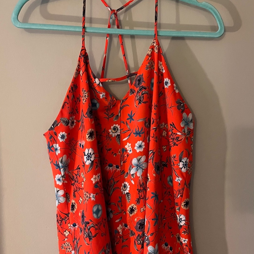 Orange Cut Out 🌼 Camisole Relaxed Top - Picture 2 of 6